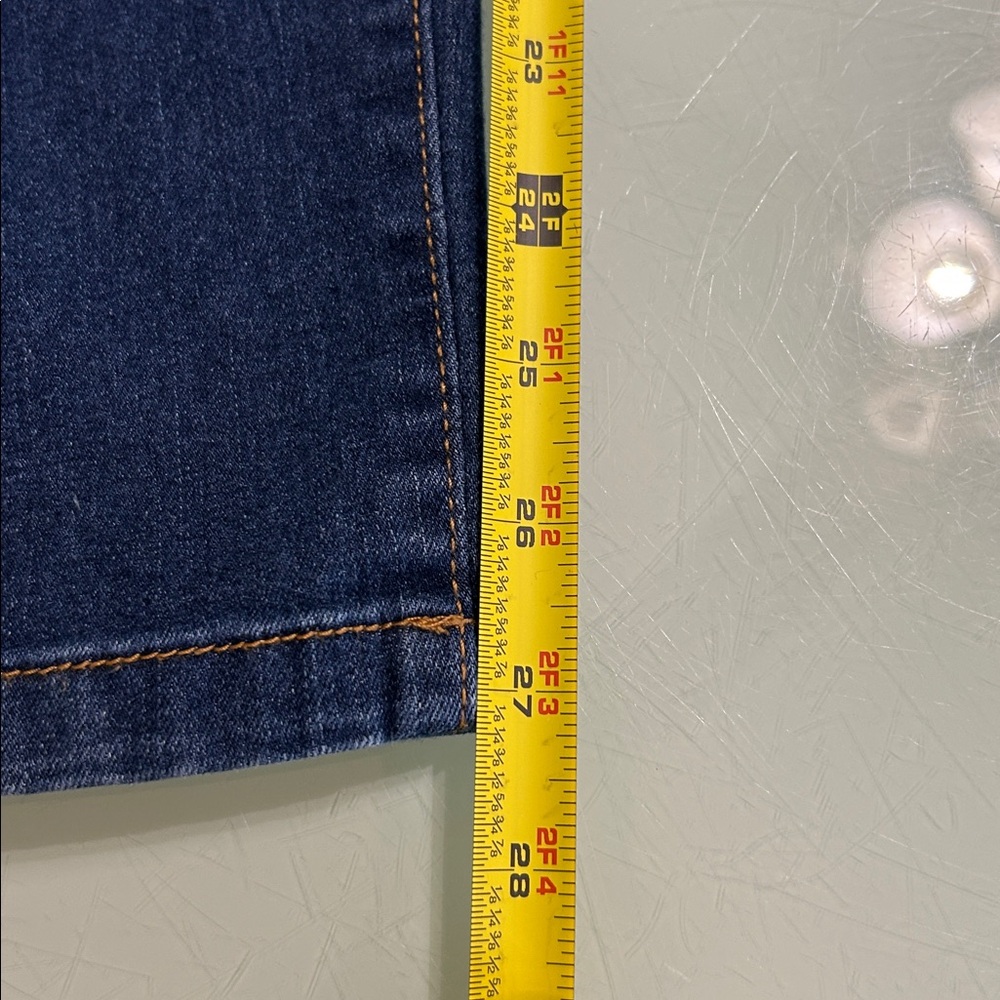 Jones New York Dark Blue Skinny Jeans Size 6 - Picture 5 of 12